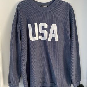 USA crew neck sweater